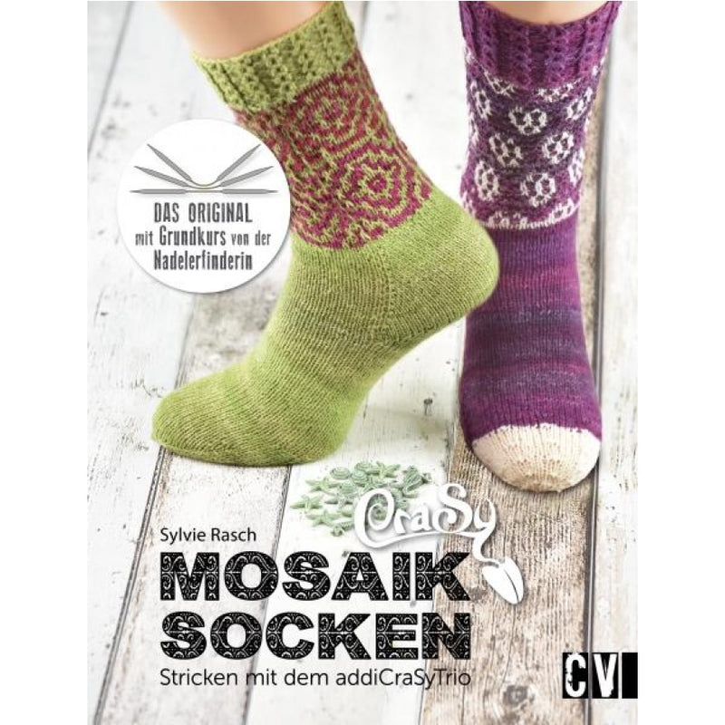 Buch CraSy Mosaik Socken - Stricken mit dem addiCrasyTrio ca. 17x22 cm