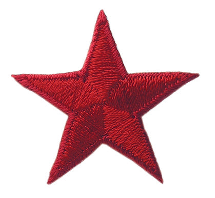 Applikationen - Kids and Hits - aufbügelbar Stern ca. 3,0x3,0 cm rot