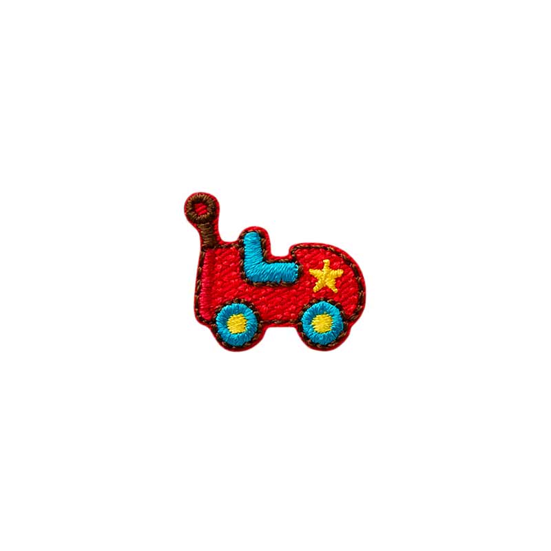 Applikation Spielzeugauto, Rot