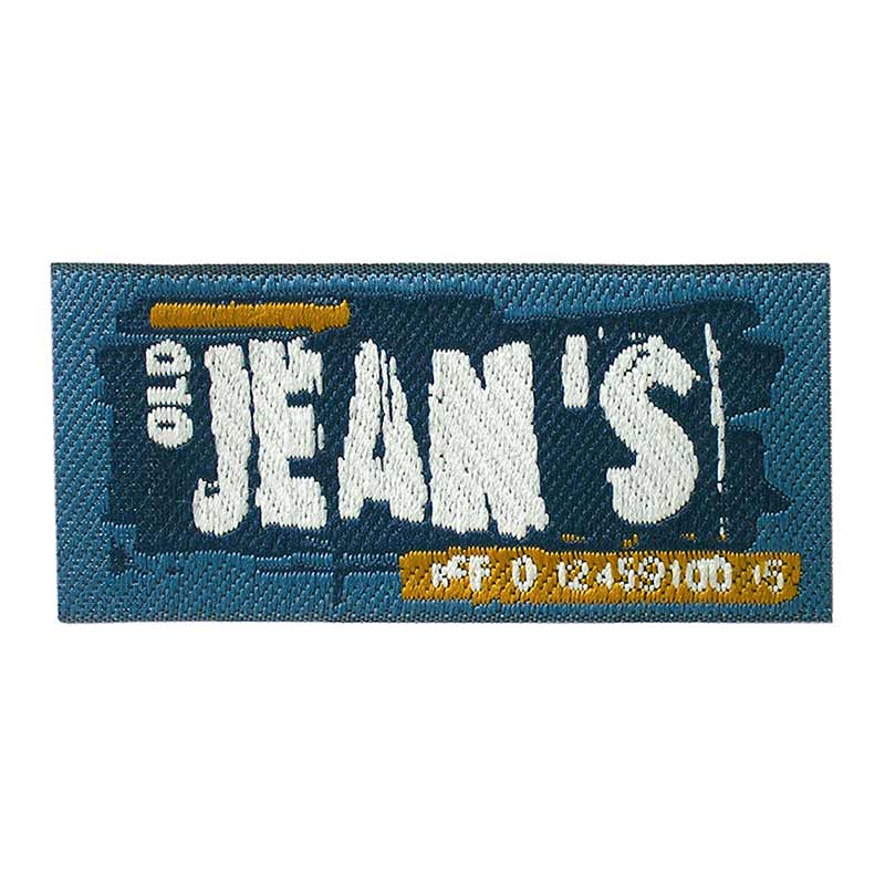 Applikationen - Teens and Jeans - aufbügelbar Old Jeans ca. 3,0x6,0 cm farbig