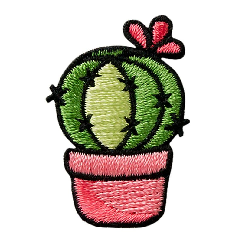 Applikation Kaktus Rosa