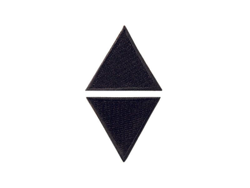 Applikationen - Kids and Hits - aufbügelbar Dreiecke ca. 3,0x3,0 cm dunkelbraun