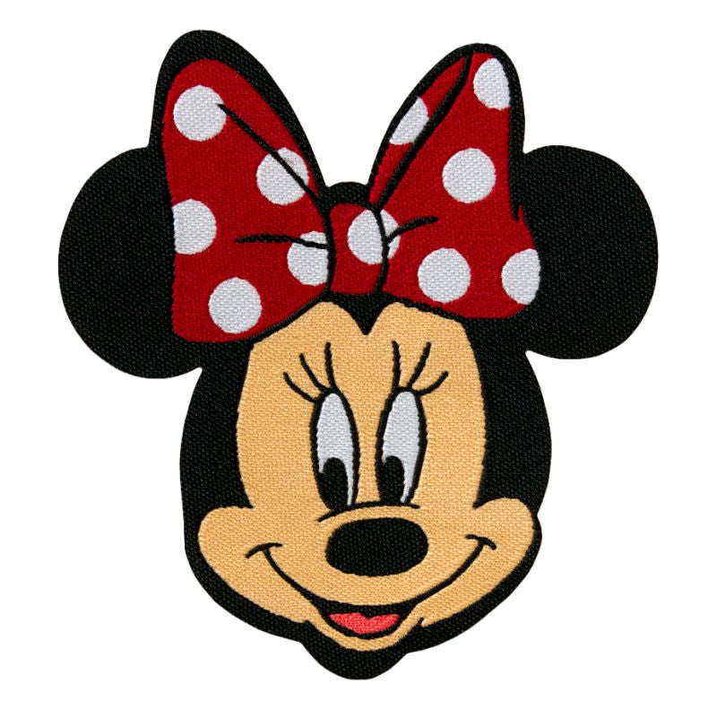 Applikationen - Kids and Hits - aufbügelbar Minnie Mouse © Kopf farbig