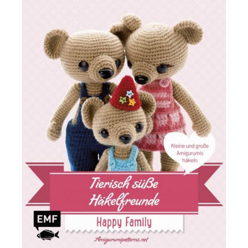 Buch Tierische süße Häkelfreunde-Happy Family 19x23 cm