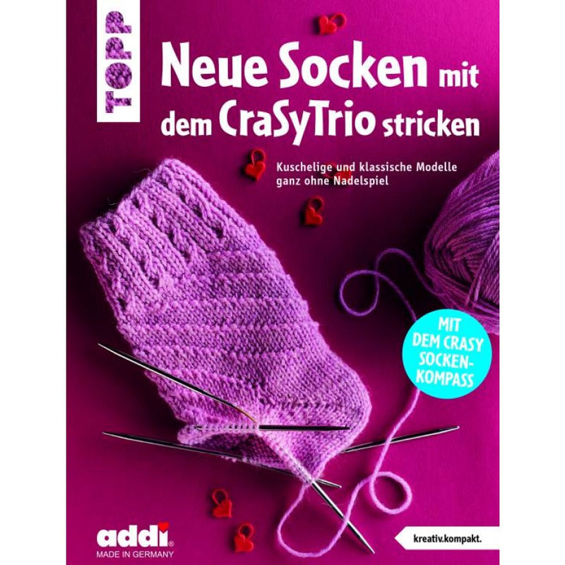 Buch Neue Socken mit dem CraSyTrio stricken 16,9 x 22 cm