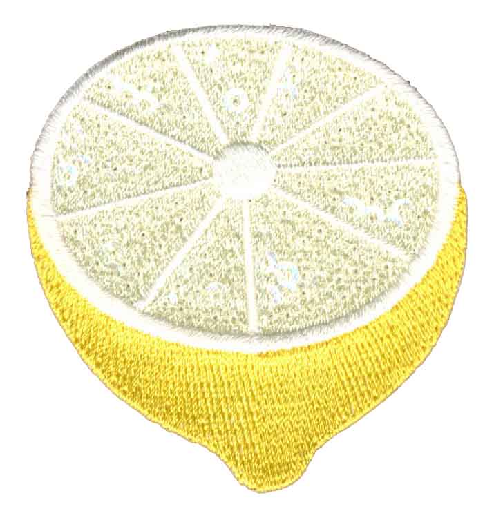 Applikationen - Kids and Hits - aufbügelbar Tutti Frutti Lemon gelb