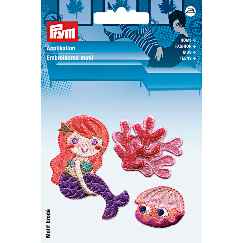 Applikationen - Kids and Hits - aufbügelbar Meerjungfrau selbstklebend farbig