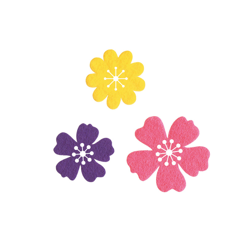Applikationen - Kids and Hits - aufbügelbar/selbstklebend Blumen bunt