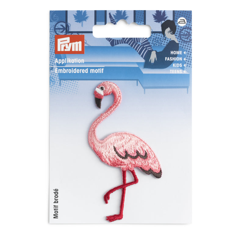 Applikation Flamingo rose/pink