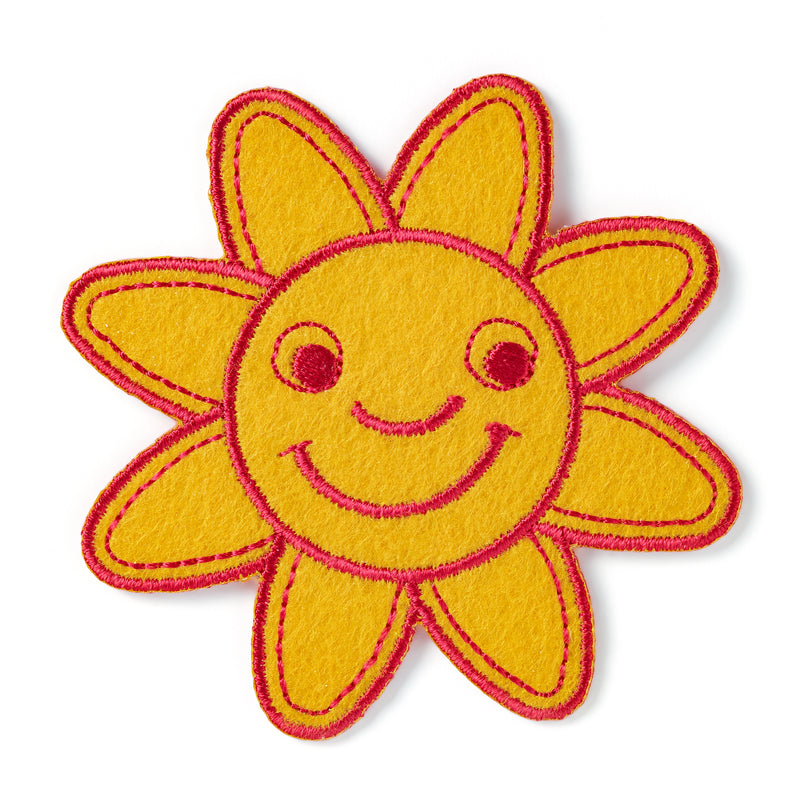 Applikationen - Kids and Hits - aufbügelbar Sonne ca. 7,5x7,5 cm farbig
