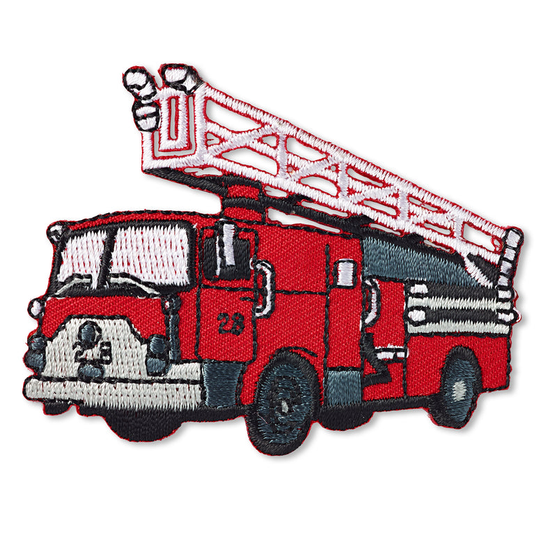 Applikationen - Kids and Hits - aufbügelbar Feuerwehrauto ca. 5,5x7,5 cm farbig