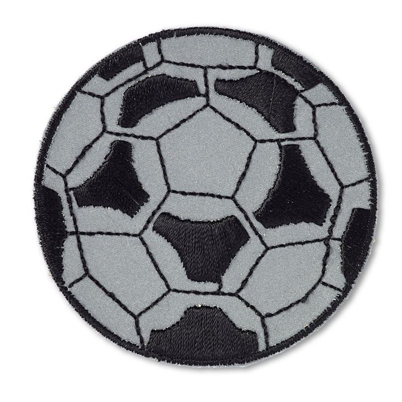 Applikationen - Kids and Hits - aufbügelbar Fußball selbstklebend ca. 6,0x6,0 cm farbig