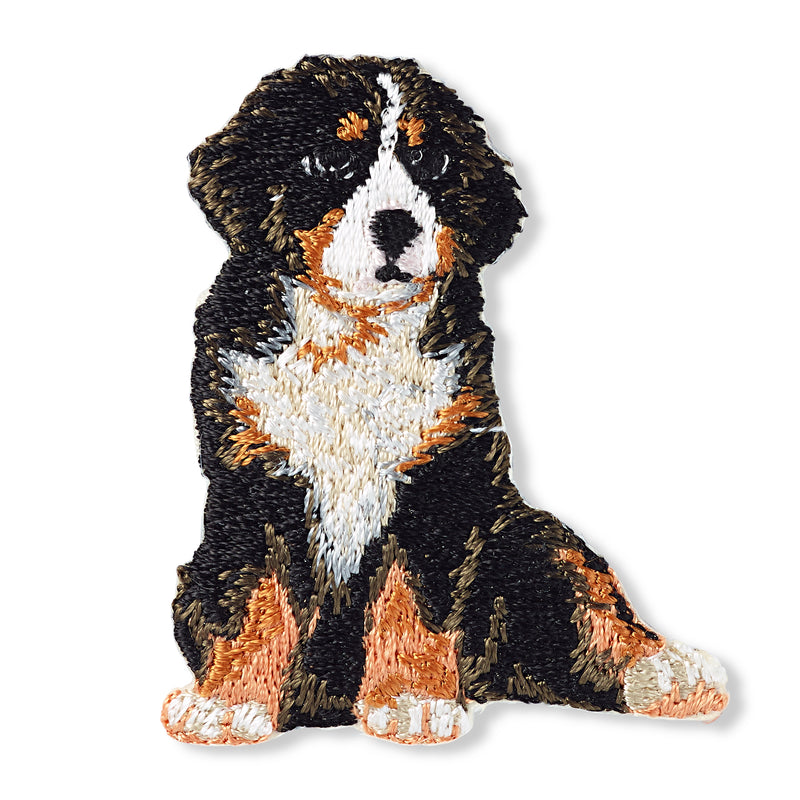 Applikationen - Tiermotive - aufbügelbar Sennenhund ca. 3,5x5,0 cm braun/schwarz
