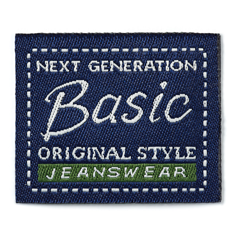 Applikationen - Teens and Jeans - aufbügelbar Jeanslabel Basic Orig. Style ca. 3,0x4,0 cm blau