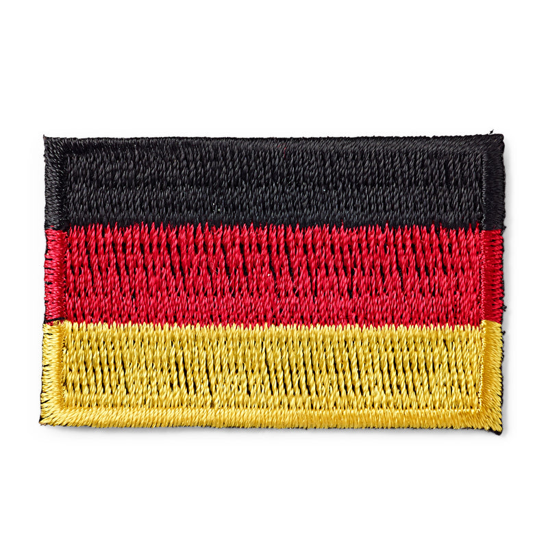 Applikationen - Teens and Jeans - aufbügelbar Fahne Deutschland ca. 3,0x4,5 cm schwarz/rot/gold