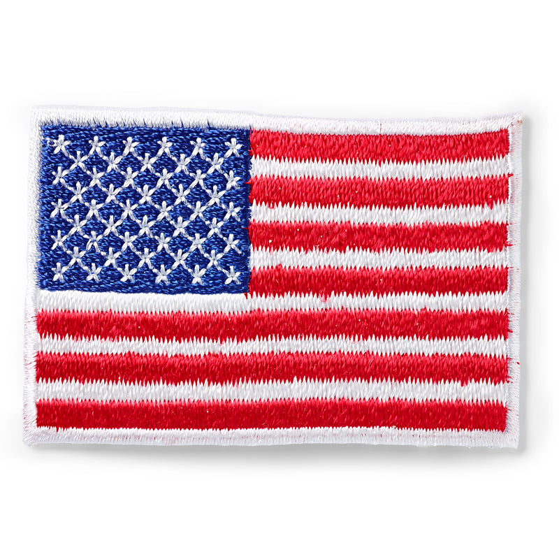 Applikationen - Teens and Jeans - aufbügelbar Amerika Fahne ca. 6,2x3,5 cm blau/rot/weiß