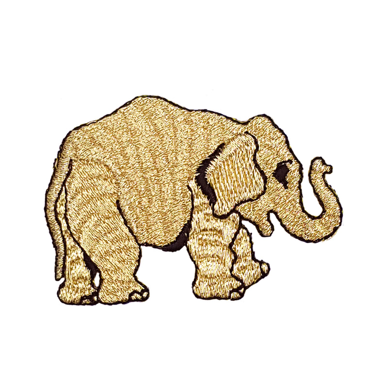 Applikation Elefant gold