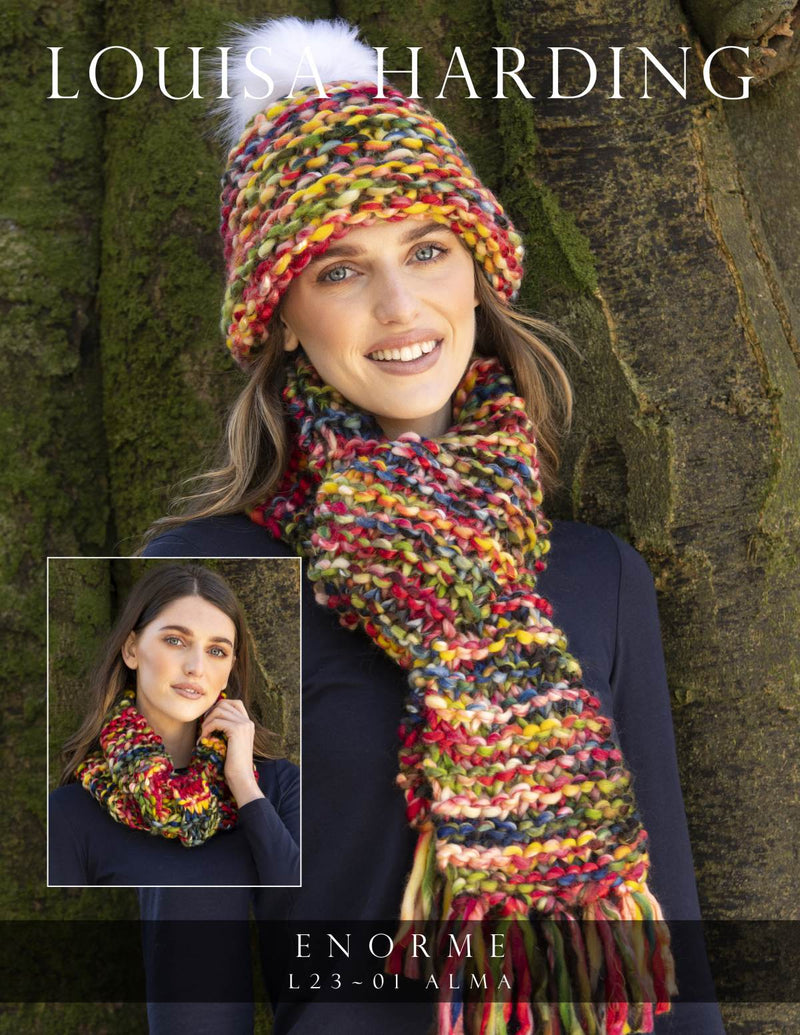 Enorme - Alma Hat, Scarf & Cowl in Englisch