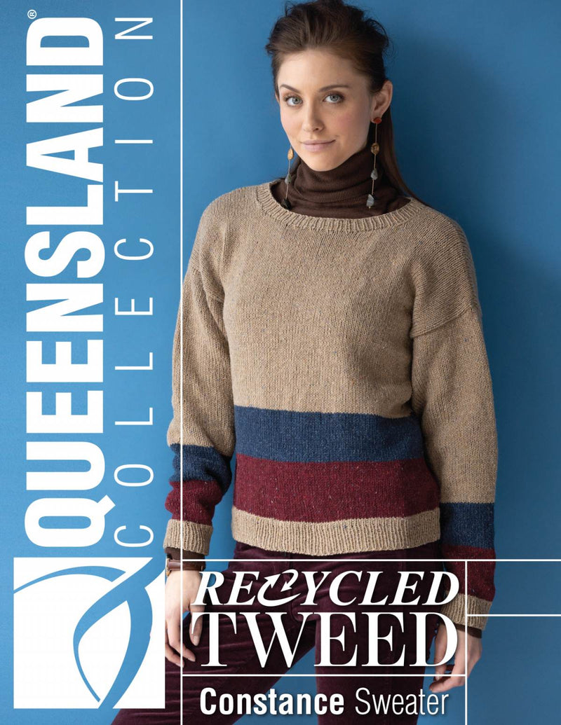 Recycled Tweed - Constance Sweater in Englisch