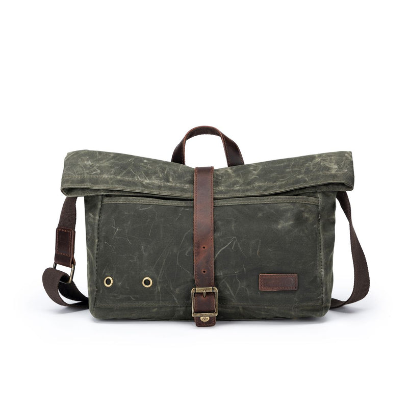 Roll Top Tasche Olive