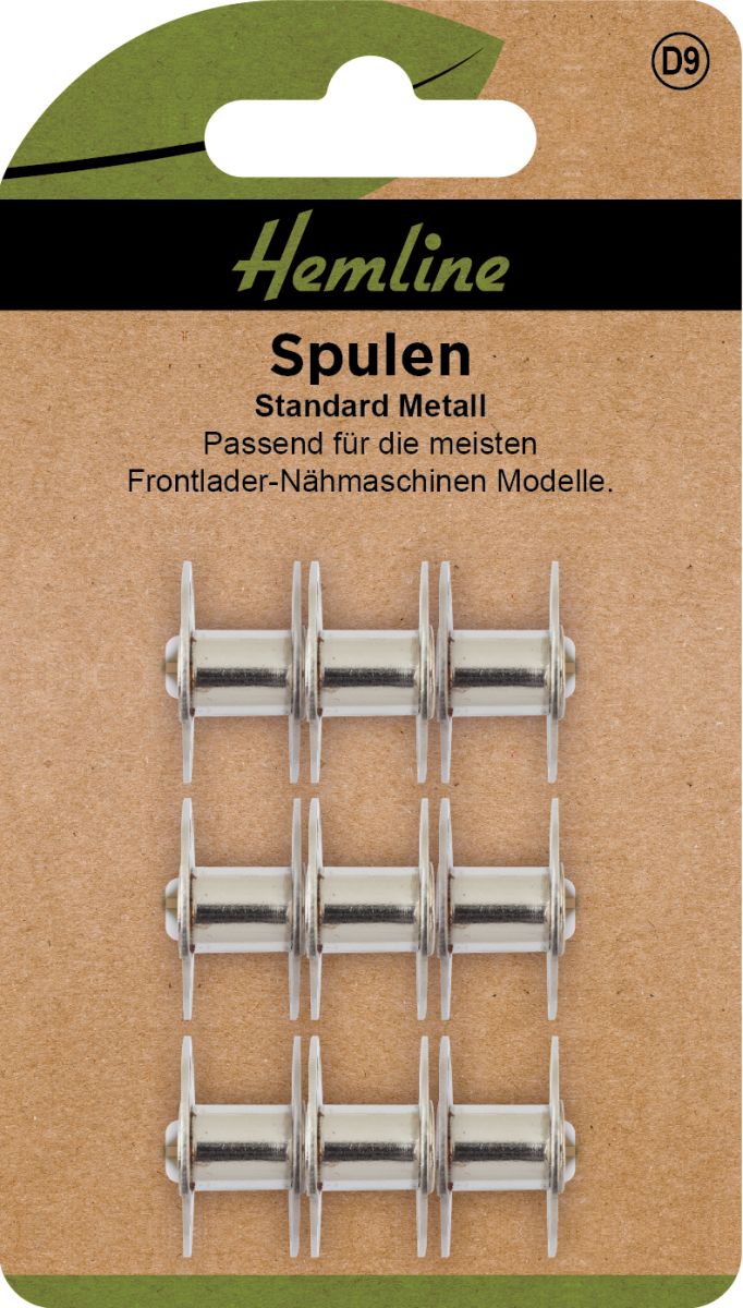 Spulen Standard Metall 9 Stück