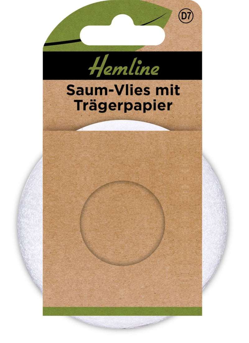 Saum-Vlies mit Trägerpapier 19 mmx25 m