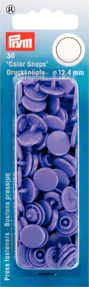 Nähfrei-Druckknöpfe Color Snaps rund 12,4 mm flieder 30 Stück