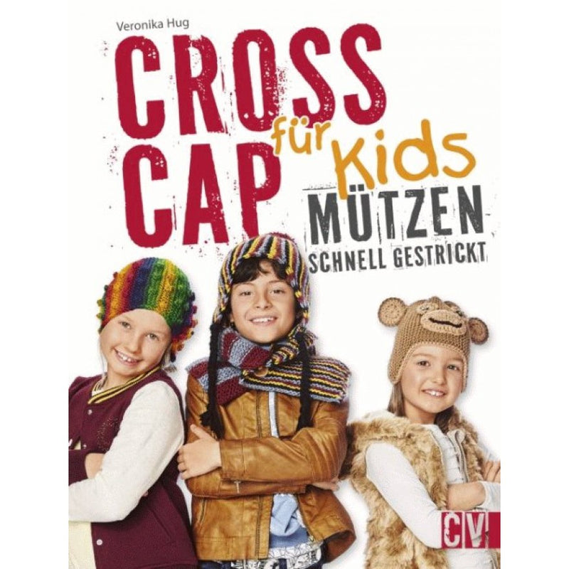 Buch Stricken Cross Cap für Kids 17x22 cm