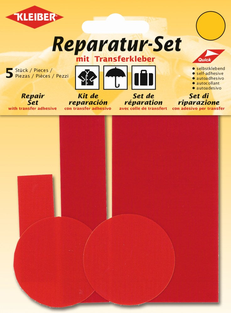 Reparatur-Set selbstklebend 07 hellrot 5 Stück