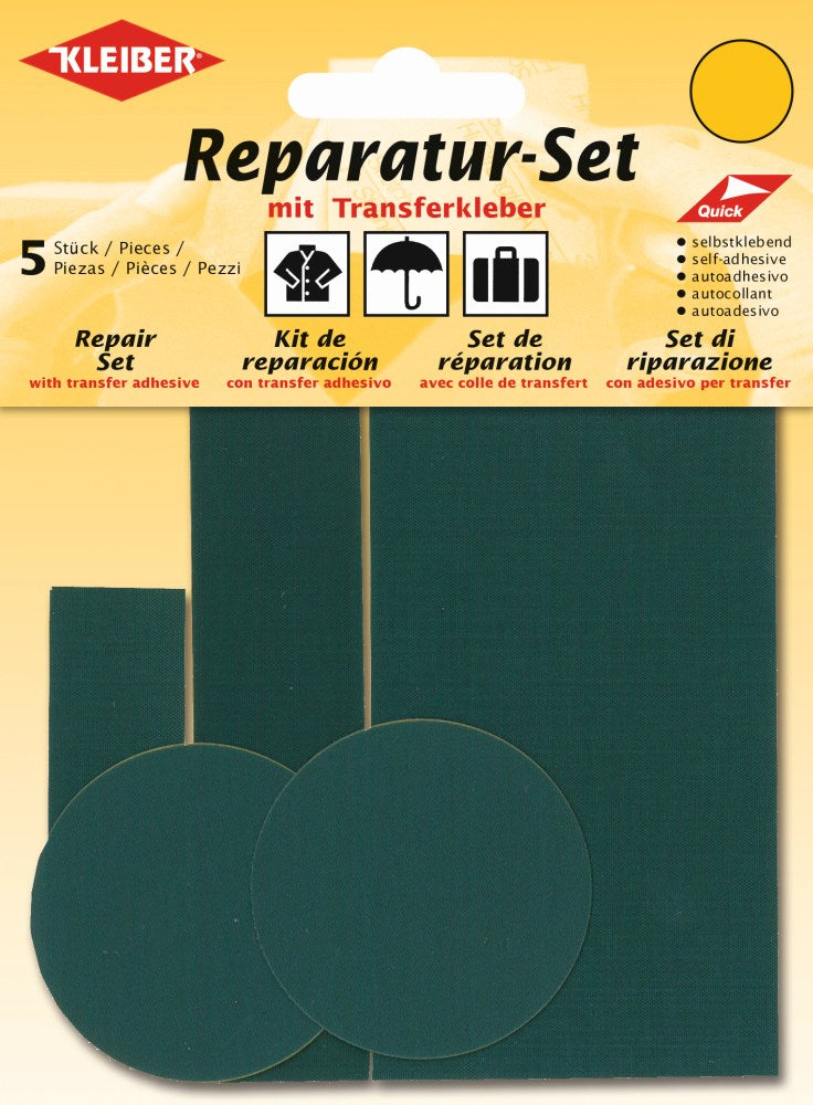 Reparatur-Set selbstklebend 10 grün 5 Stück