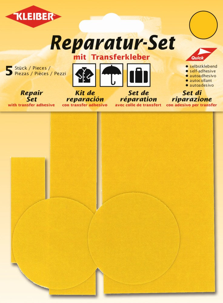 Reparatur-Set selbstklebend 12 gelb 5 Stück