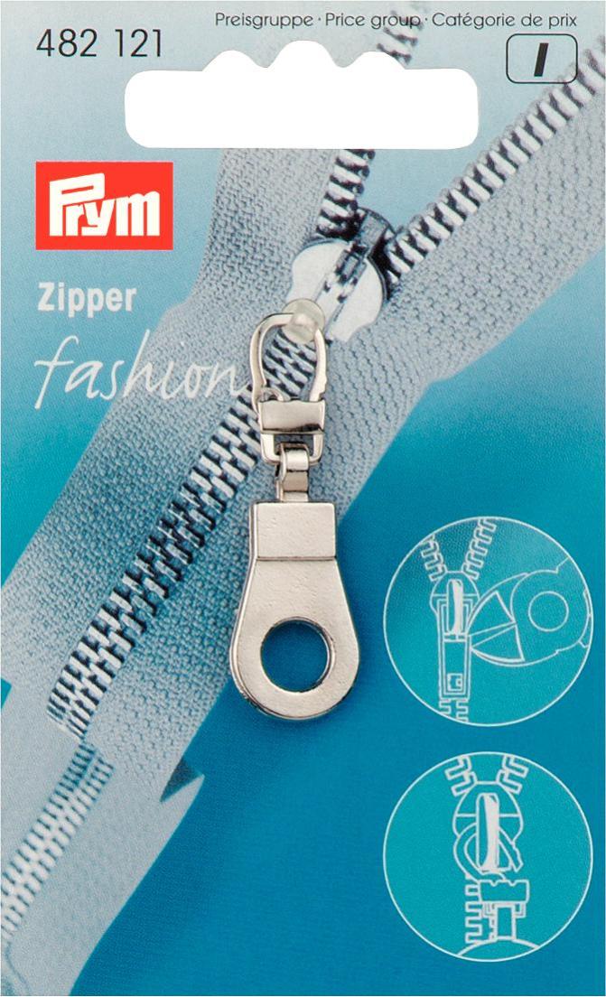 Fashion-Zipper Öse silber