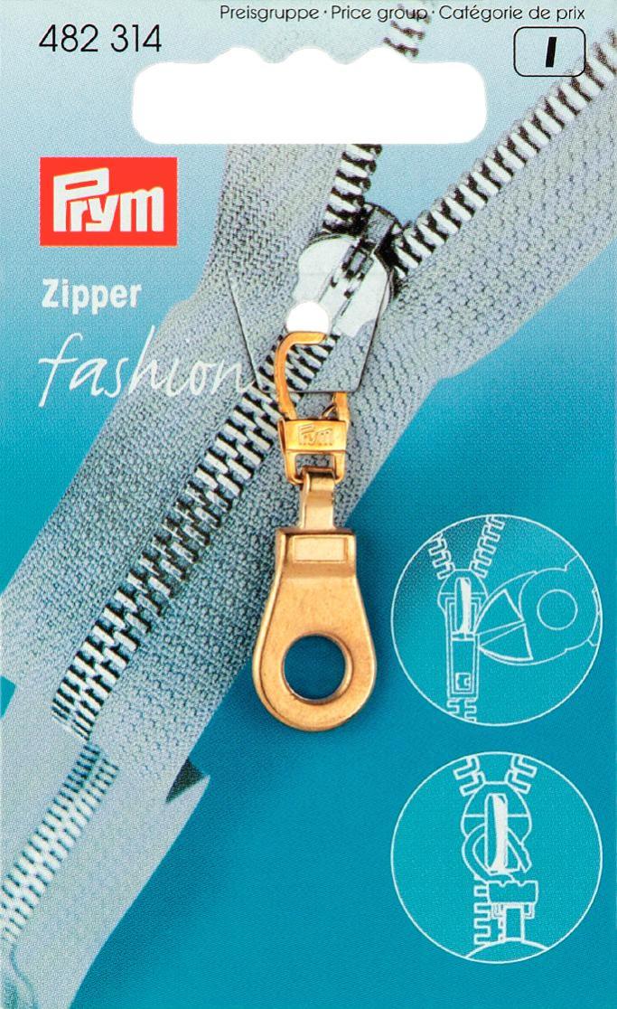 Fashion-Zipper Öse gold