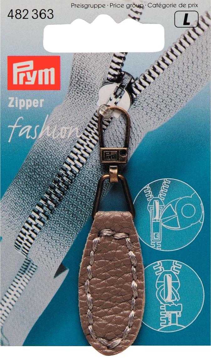 Fashion-Zipper taupe
