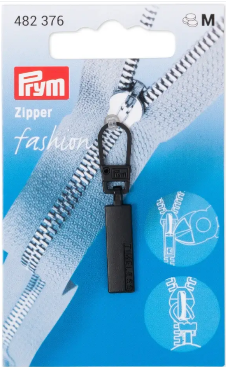 Fashion-Zipper Classic timeless schwarz