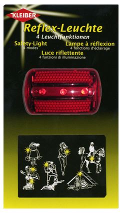 Reflex-Leuchte ohne Batterie
