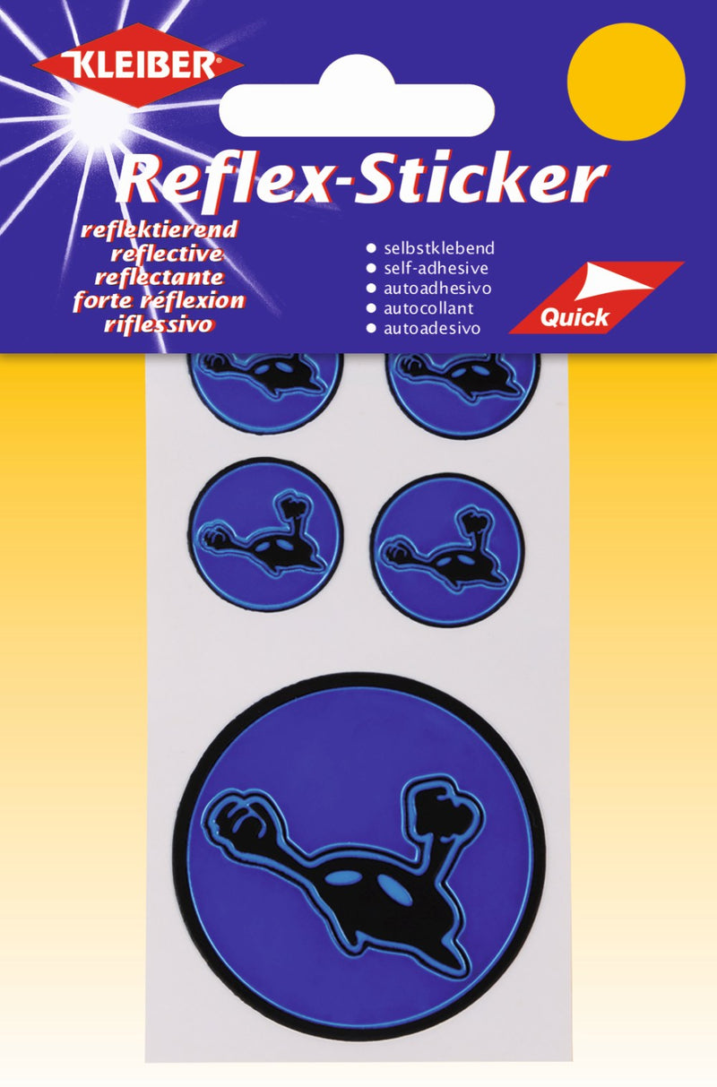 Reflex-Sticker Alien selbstklebend 17 blau