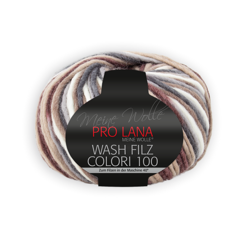 Pro Lana Wash-filz colori 100