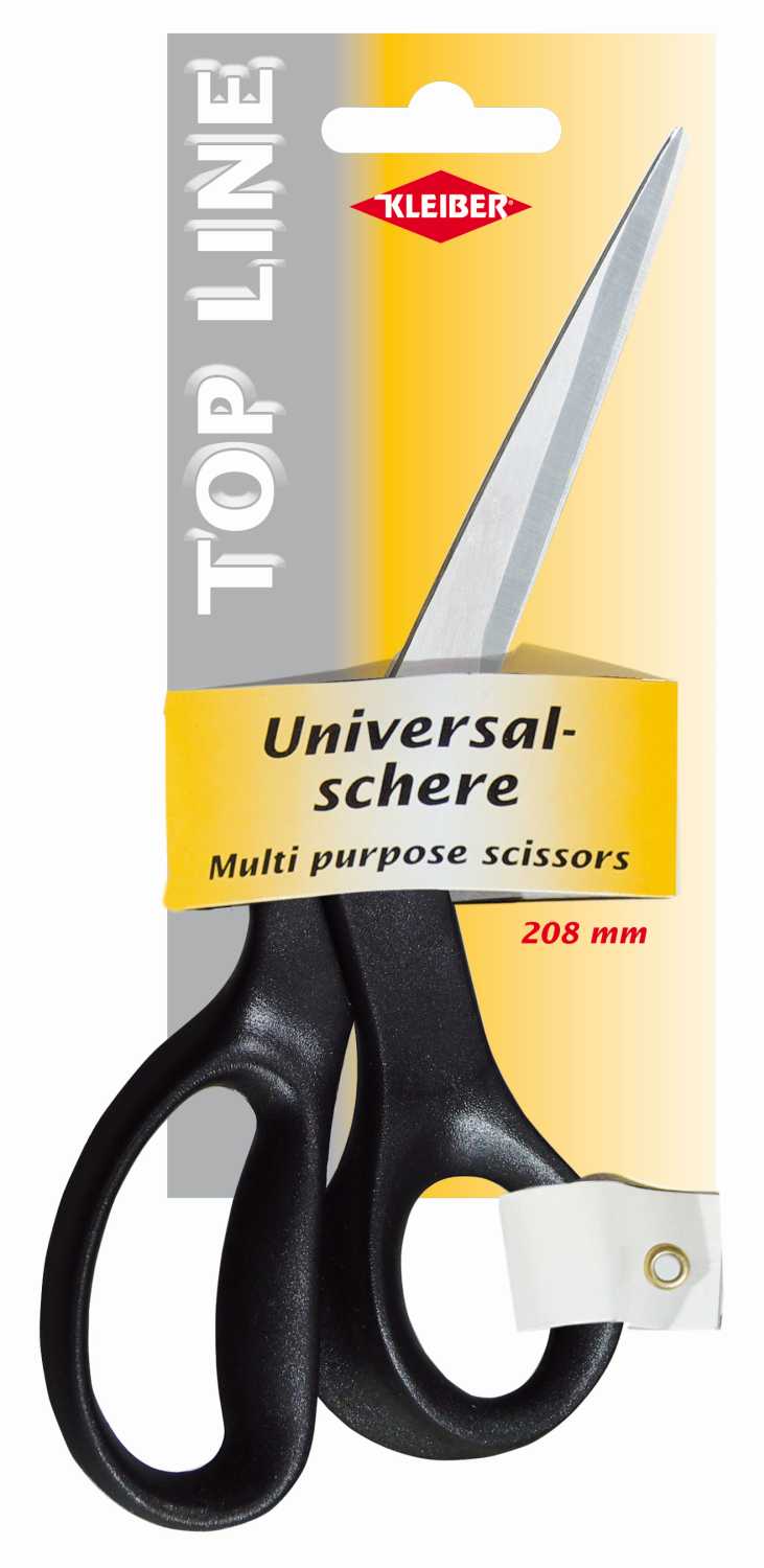 Universal-Schere Top Line ca. 215 mm schwarz