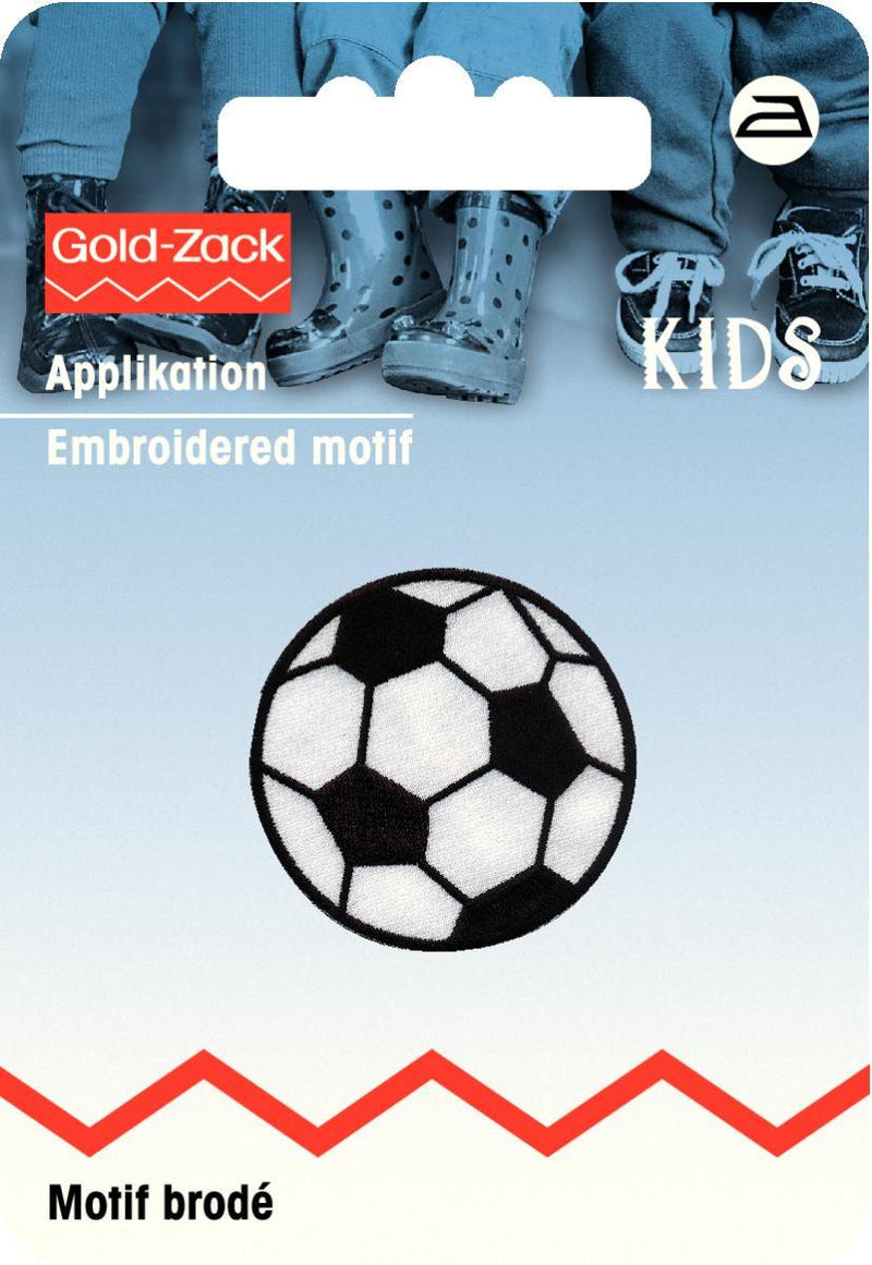 Applikationen - Kids and Hits - aufbügelbar Fußball klein ca. 3,0x3,0 cm farbig