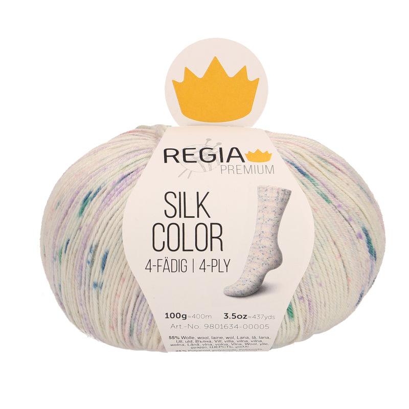 Regia 4-Fädig PREMIUM Silk Color 100g