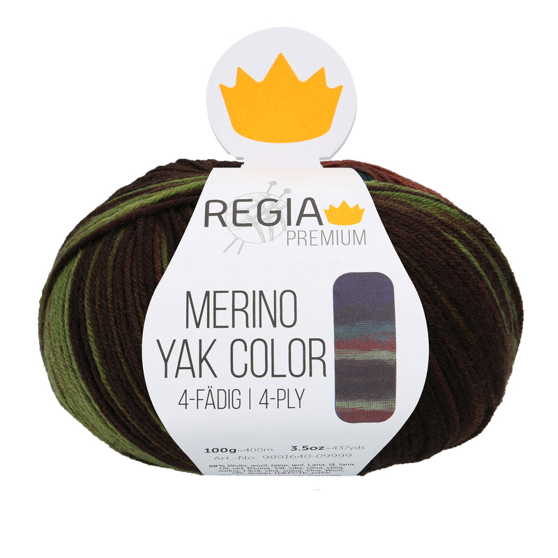 Regia 4fädig PREMIUM Merino Yak Color 100g