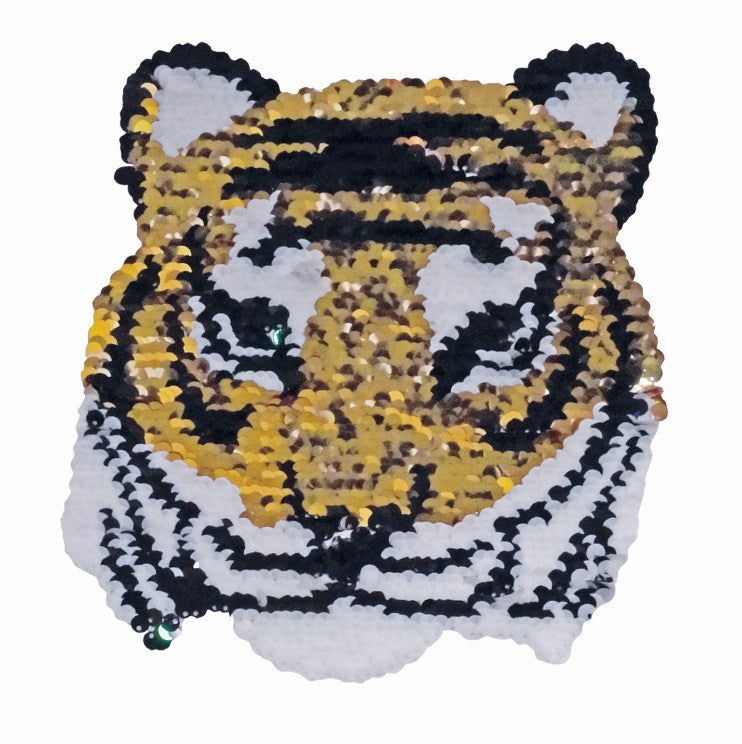 Wendepailletten aufbügelbar Tiger ca. 19x19 cm 1 Stück