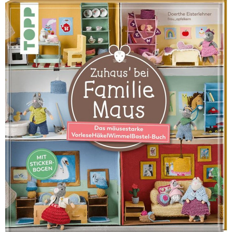 Buch Zuhaus bei Familie Maus 22,2x23,5cm