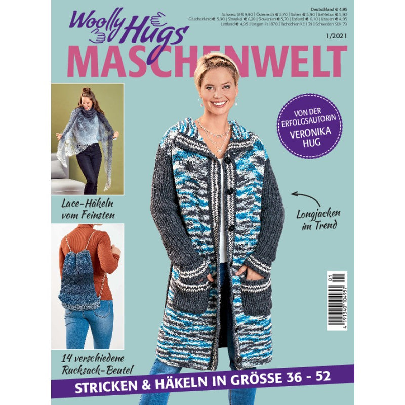 Pro Lana Strickheft - Woolly Hugs Maschenwelt 1/2021
