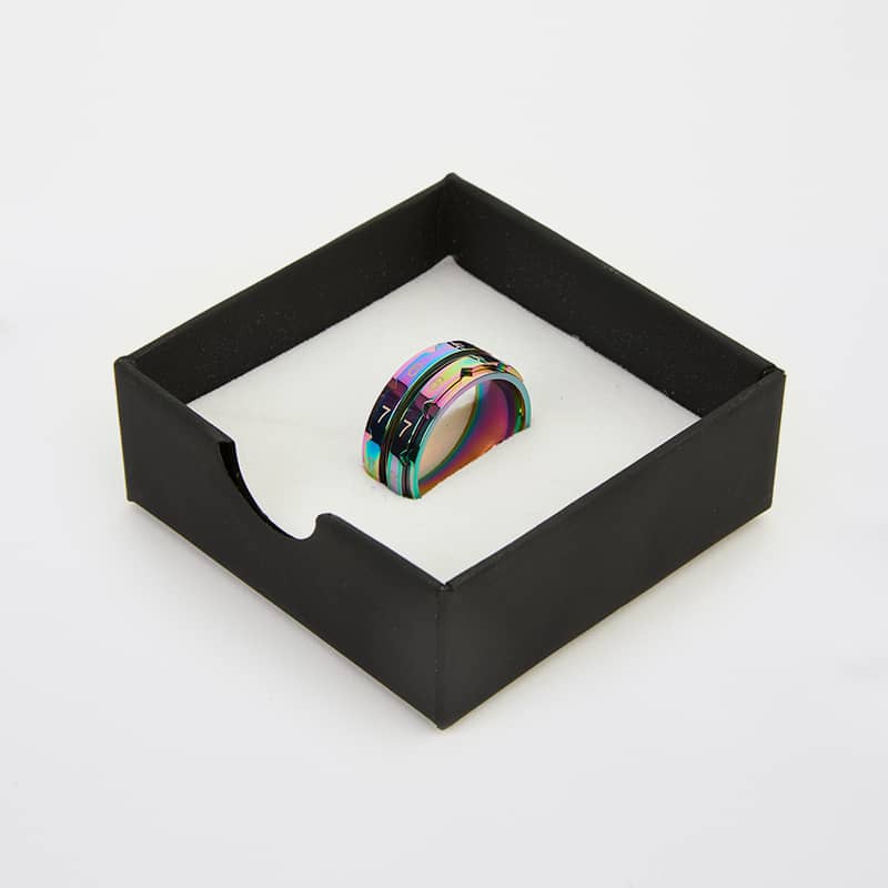 Reihenzähler Ring Rainbow Size 8 ( Innendurchmesser 18,2 mm) Rainbow