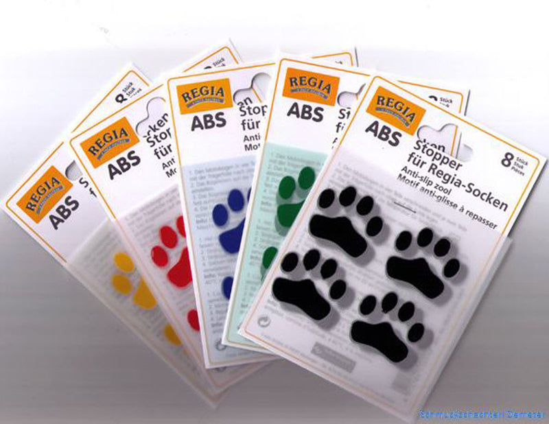 ABS Aufbügelstopper für Regia-Socken sortiert 5x2 Stück